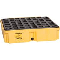 Modular Spill Platform, 15 US gal. Spill Capacity, 26" x 26.25" x 6.5" Waymarc Industries Inc