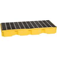 Modular Spill Platform, 30 US gal. Spill Capacity, 51.5" x 26.25" x 6.5" Waymarc Industries Inc