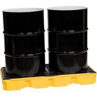 Modular Spill Platform, 30 US gal. Spill Capacity, 51.5" x 26.25" x 6.5" Waymarc Industries Inc