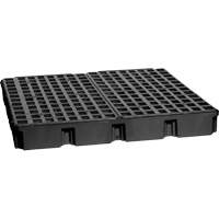 Modular Spill Platform, 60.5 US gal. Spill Capacity, 51.5" x 51.5" x 6.5" Waymarc Industries Inc