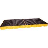 Plateforme de d&eacute;versement modulaire, Capacit&eacute; de d&eacute;versement 121 gal. US, 51,5'' x 103" x 6,5" Waymarc Industries Inc