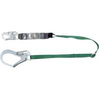 V-Series Lanyard, 6', Rebar Hook Center, Snap Hook Leg Ends, Polyester Waymarc Industries Inc