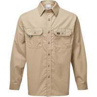 UltraSoft&reg; 7 oz. Deluxe Work Shirt, Large, Khaki Waymarc Industries Inc
