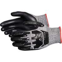 TenActiv Anti-Impact Cut-Resistant Composite Knit Gloves, 6, Synthetic Palm, Knit Wrist Cuff Waymarc Industries Inc