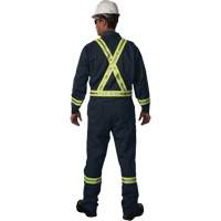 Westex UltraSoft&reg; Unlined Coveralls, Size Large (Tall), Navy Blue, 12.4 cal/cm2 Waymarc Industries Inc