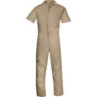 Short-Sleeved Coveralls, Men's, Tan, Size 4X-Large Waymarc Industries Inc