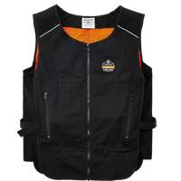 Chill-Its&reg; 6260 Lightweight Phase Change Cooling Vest with Packs, Small/Medium, Black Waymarc Industries Inc