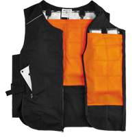 Chill-Its&reg; 6260 Lightweight Phase Change Cooling Vest with Packs, Small/Medium, Black Waymarc Industries Inc