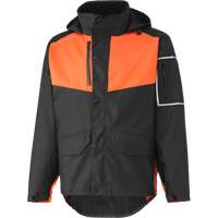 Manteau imperm&eacute;able West Coast, Polyester, Petit, Noir/Orange Waymarc Industries Inc