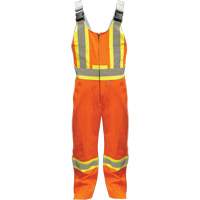 Overalls, Poly-Cotton, Small, High Visibility Orange SGO551 | Waymarc Industries Inc