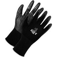 Gants enduits, 10, R&ecirc;vetement Bipolym&egrave;re, Calibre 15, Enveloppe en Nylon Waymarc Industries Inc