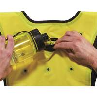 Veste refroidissante &agrave; &eacute;vaporation s&egrave;che &eacute;conomique Chill-Its 6687, Petit/Moyen, Jaune lime haute visibilit&eacute; Waymarc Industries Inc