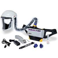 Versaflo Powered Air Purifying Respirator Painter's Kit, Headcover & Faceshield, Lithium-Ion Battery Waymarc Industries Inc