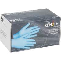 Gants jetables en paquets pour distributeur, Moyen, Nitrile, 4,5 mils, Sans poudre, Bleu Waymarc Industries Inc