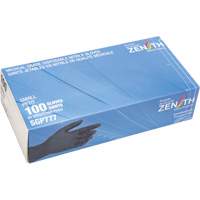 Puncture-Resistant Medical-Grade Disposable Gloves, Small, Nitrile, 5-mil, Powder-Free, Black, Class 2 Waymarc Industries Inc