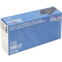 Puncture-Resistant Medical-Grade Disposable Gloves, X-Large, Nitrile, 5-mil, Powder-Free, Black, Class 2 Waymarc Industries Inc