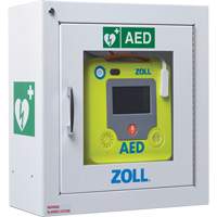 Standard Surface-Mounted AED Wall Cabinet, Zoll AED 3™ For, Non-Medical SGP849 | Waymarc Industries Inc