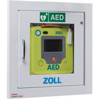 Fully-Recessed AED Wall Cabinet, Zoll AED 3™ For, Non-Medical SGP851 | Waymarc Industries Inc