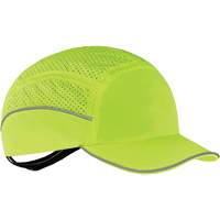 Skullerz<sup>®</sup> 8955 Lightweight Bump Cap Hat, High Visibility Lime Green SGQ311 | Waymarc Industries Inc