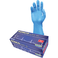 Blurite™ XPL Examination Gloves, Small, Nitrile, 8-mil, Powder-Free, Blue, Class 2 SGG268 | Waymarc Industries Inc