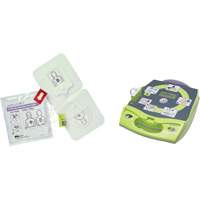 D&eacute;fibrillateur enti&egrave;rement automatis&eacute; AED Plus en anglais avec &eacute;lectrodes Pedi-Padz II suppl&eacute;mentaires, Automatique, Anglais, Classe 4 Waymarc Industries Inc