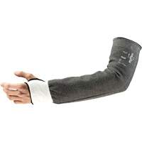 HyFlex<sup>®</sup> 11-281 Series Wide Cut Resistant Sleeve with Thumbhole, Intercept™, 22", ASTM ANSI Level A4, Grey SGR254 | Waymarc Industries Inc