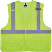 GloWear 8217BA Breakaway Mesh Safety Vest, High Visibility Lime-Yellow, Medium/Small, Polyester Waymarc Industries Inc