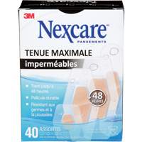 Nexcare Max-Hold Waterproof Bandages, Assorted, Plastic, Sterile Waymarc Industries Inc