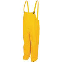 Classic Series Bib Rain Pants, Large, Polyester/PVC, Yellow Waymarc Industries Inc