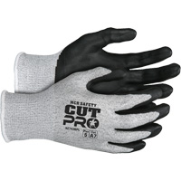 Safety Cut Pro Cut Resistant Gloves, Size Large, 13 Gauge, Bi-Polymer Coated, HPPE Shell, ASTM ANSI Level A7 Waymarc Industries Inc