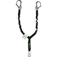 Miller&reg; Arc-Rated Shock-Absorbing Lanyard, 6', Locking Snap Hook Center, Locking Snap Hook Leg Ends, Kevlar&reg; Waymarc Industries Inc