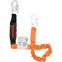Titan Energy-Absorbing Lanyard, 6', Locking Snap Hook Center, Locking Snap Hook Leg Ends, Polyester Waymarc Industries Inc