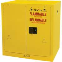 Flammable Storage Cabinet, 22 gal., 2 Door, 35" W x 35" H x 22" D SGU464 | Waymarc Industries Inc