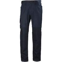 Oxford Service Pants, Poly-Cotton, Navy Blue, Size 30, 30 Inseam Waymarc Industries Inc
