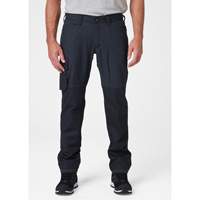 Oxford Service Pants, Poly-Cotton, Navy Blue, Size 30, 30 Inseam Waymarc Industries Inc