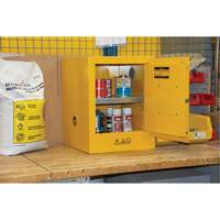 Flammable Storage Cabinet, 4 gal., 1 Door, 17" W x 22" H x 18" D Waymarc Industries Inc