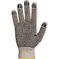 Gant en tricot avec pois de PVC Sure Grip, Poly/coton, Un c&ocirc;t&eacute;, Calibre 7, T-petit Waymarc Industries Inc