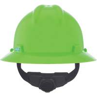 Casque de s&eacute;curit&eacute; &agrave; fente et bordure compl&egrave;te V-Gard, R&eacute;pond aux normes CSA type 1, Suspension Rochet, Non ventil&eacute; Waymarc Industries Inc
