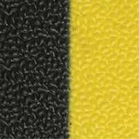 Airsoft™ Anti-Fatigue Mat, Pebbled, 3' x 5' x 3/8", Black/Yellow, PVC Sponge SGV445 | Waymarc Industries Inc