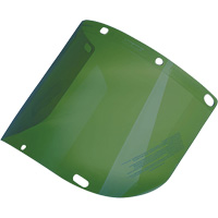 Dynamic Formed Faceshield, Polycarbonate, Green Tint Waymarc Industries Inc