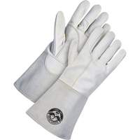 TIG Welder's Gloves, Split Goatskin, Size Large Waymarc Industries Inc