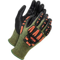 Arc Tek™ Arc & Impact Resistant Gloves, 7, Bi-Polymer Palm, Knit Wrist Cuff SGW006 | Waymarc Industries Inc