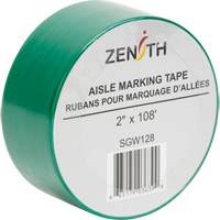 Ruban pour marquage d'all&eacute;es, 2" x 108', PVC, Vert Waymarc Industries Inc