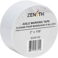 Ruban pour marquage d'all&eacute;es, 2" x 108', PVC, Blanc Waymarc Industries Inc