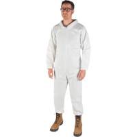 Premium Coveralls, Large, White, Microporous Waymarc Industries Inc