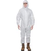 Premium Hooded Coveralls, 4X-Large, White, Microporous SGW463 | Waymarc Industries Inc