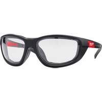 Performance Safety Glasses with Gaskets, Clear Lens, Anti-Fog/Anti-Scratch, ANSI Z87+/Meets/Exceeds CSA Z94.3 Waymarc Industries Inc