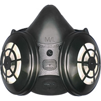 Ensemble de respirateur &agrave; demi-masque N95 Comfort-Air 400Nx noir sans soupape d'expiration, &eacute;lastom&egrave;re/Caoutchouc, Petit/Moyen Waymarc Industries Inc