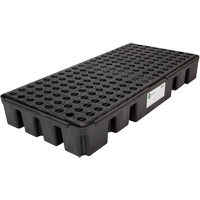 Black Diamond Low Profile Spill Pallet, 25.5 US gal. Spill Capacity, 49" x 24" x 6.5" Waymarc Industries Inc
