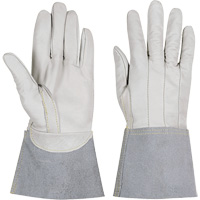 Ranpro<sup>®</sup> FR White Stags TIG Gloves, Full Grain Calfskin, Size Small SGX713 | Waymarc Industries Inc